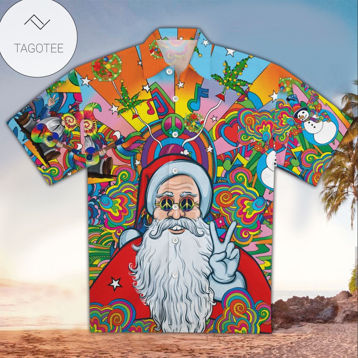 Christmas Santa Shirt Santa Hawaiian Shirt For Santa Lovers