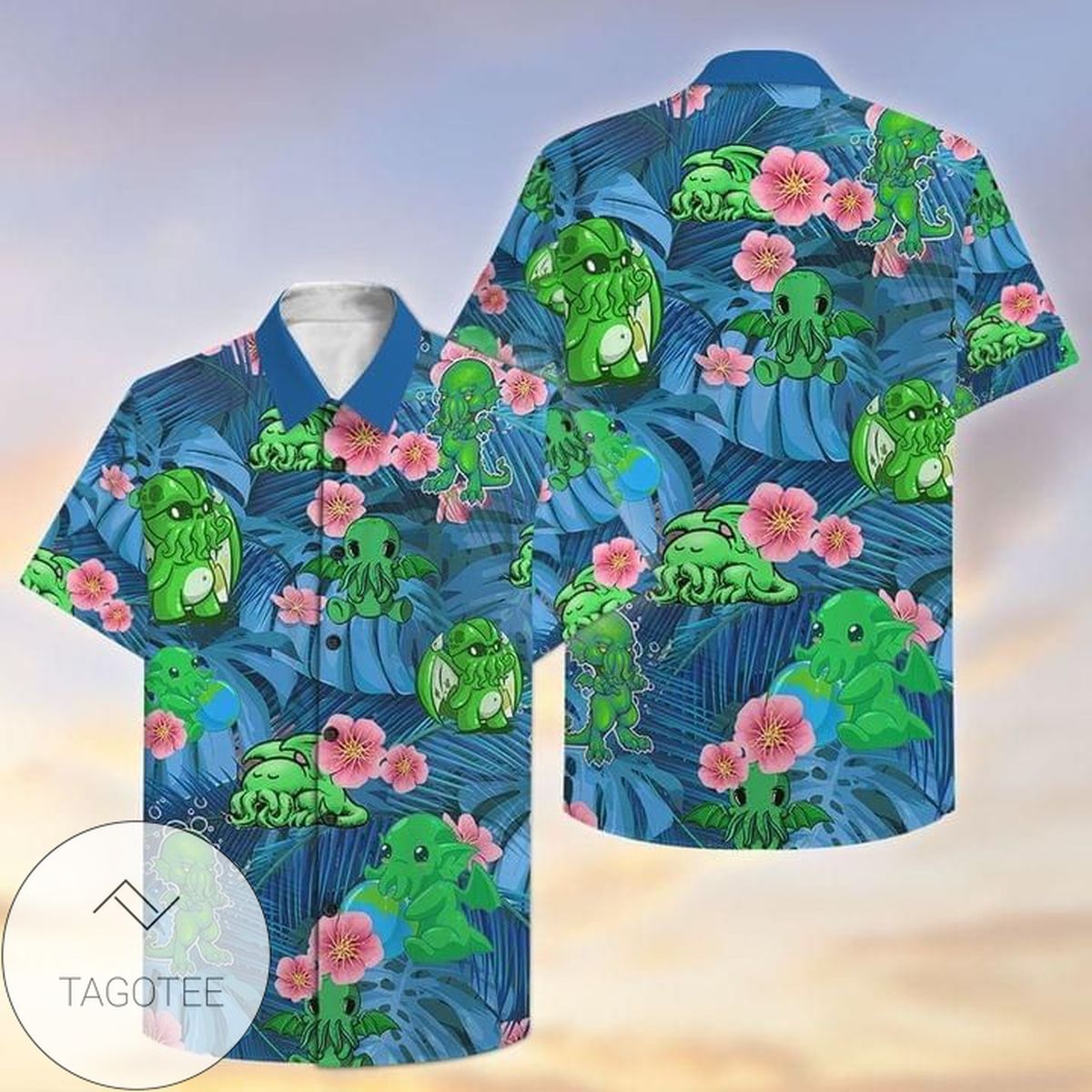 Chubbies Parrots Pattern Hawaiian Shirt