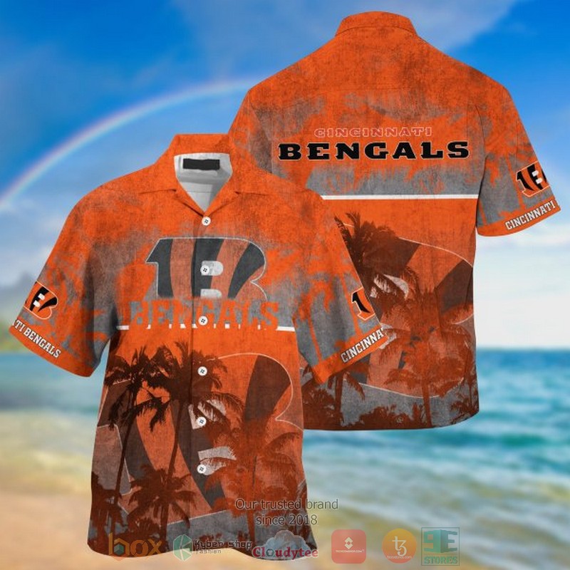 Cincinnati Bengals Minnie Mouse Hawaiian Shirt, short