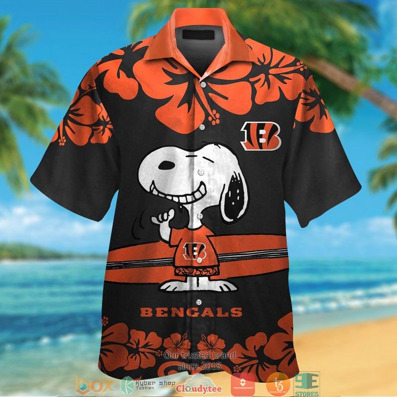 Cincinnati Bengals Snoopy Dance Hawaiian Shirt, short