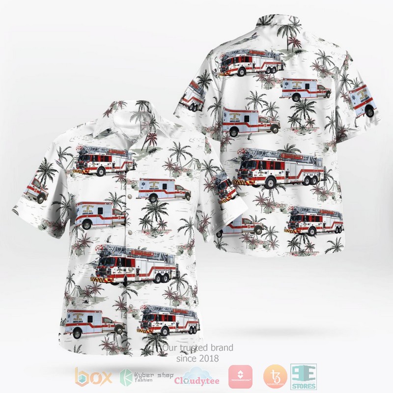 Citizens Hose Company No 1 Smyrna Delaware Hawaiian Shirt