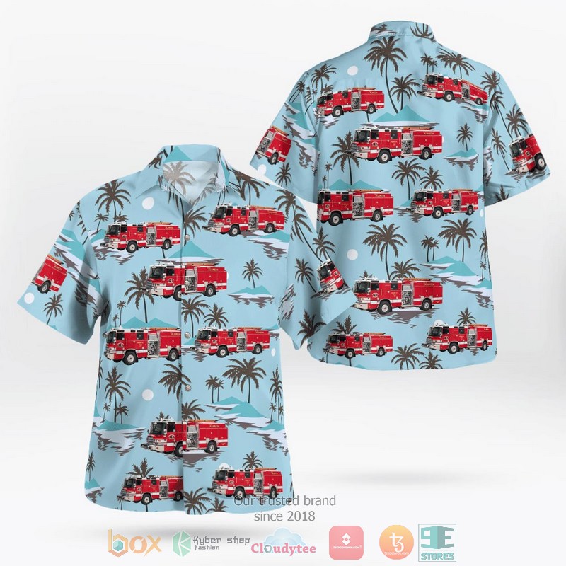 City of Alabaster Alabama Alabaster Fire Department Hawaiian shirt