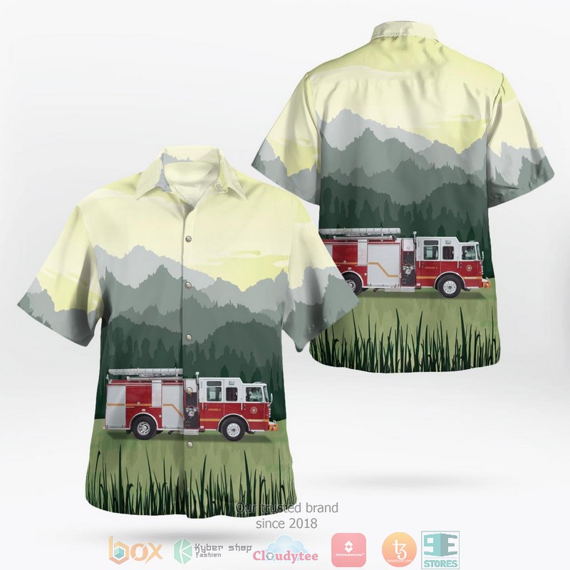 City of Gladstone Fire-EMS Hawaiian Shirt