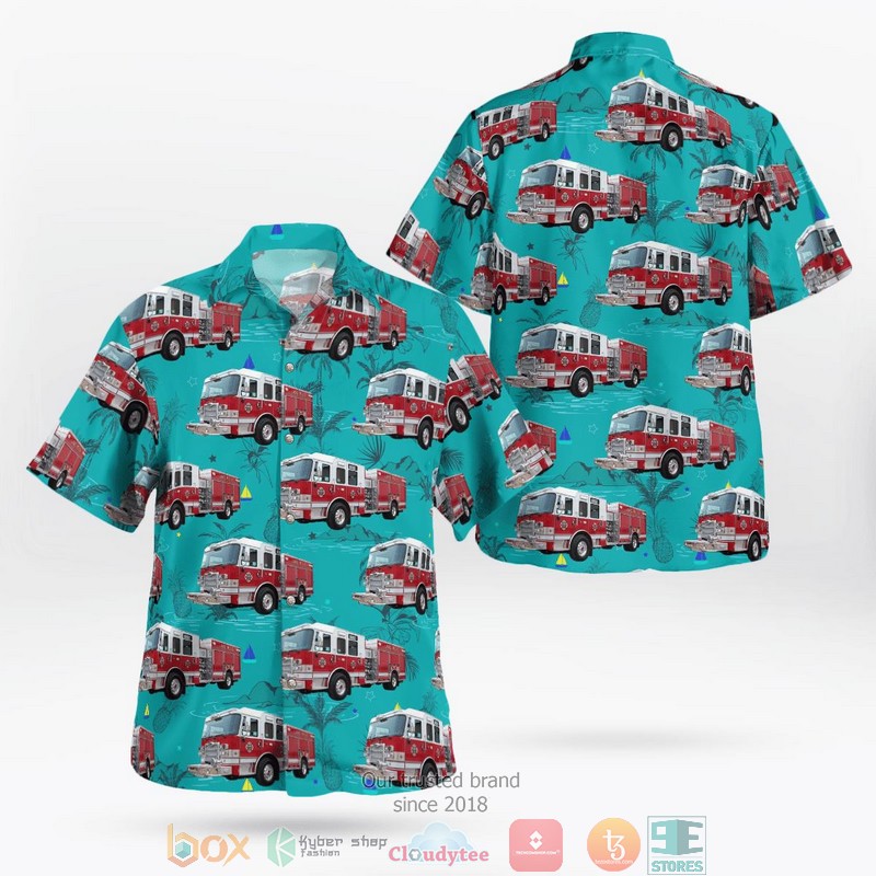 City of Muncie Fire Dept Aloha Shirt