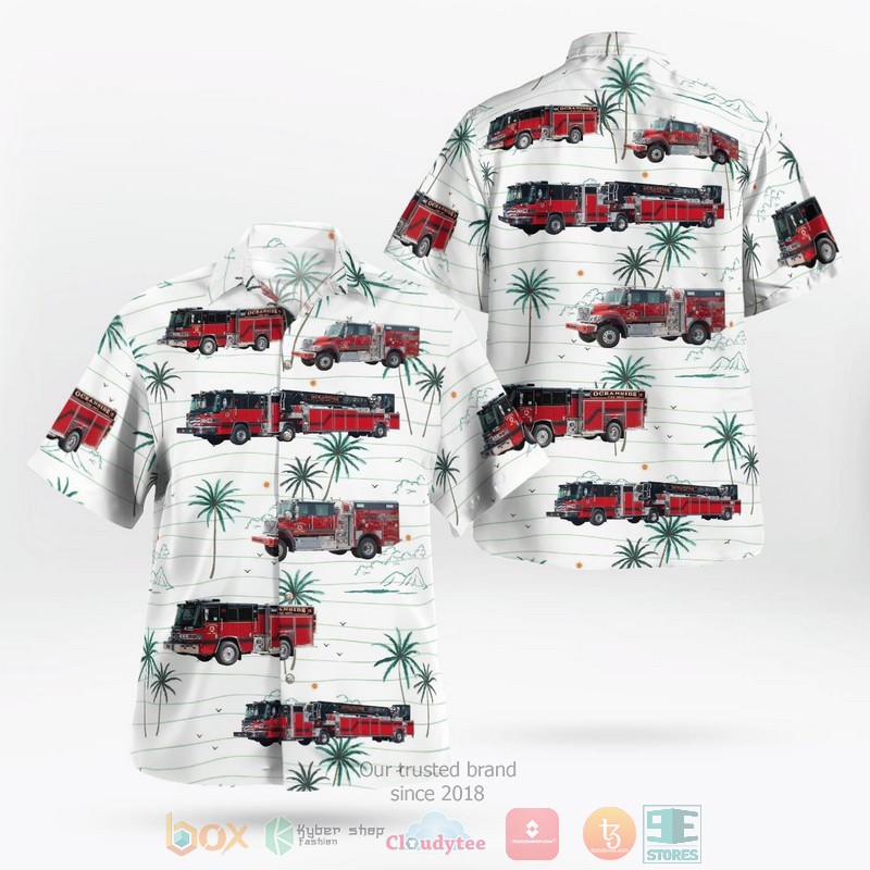 City of Washington Fire Department IAFF Local 2218 Hawaiian Shirt