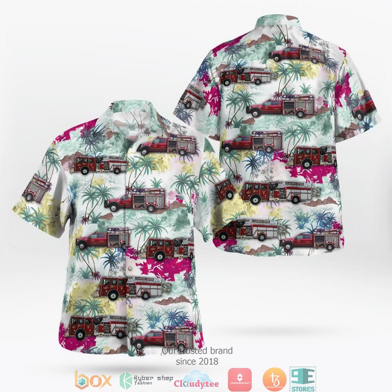 City of Tallahassee Fire Department Tallahassee Florida Hawaiian Shirt