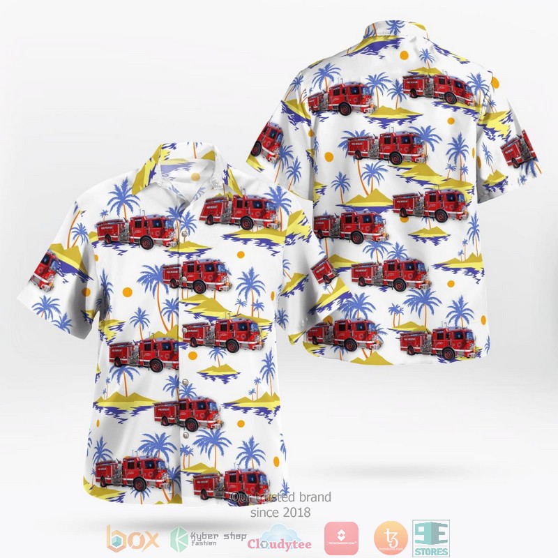 Clarkesville Georgia Habersham County Emergency Services Hawaiian Shirt