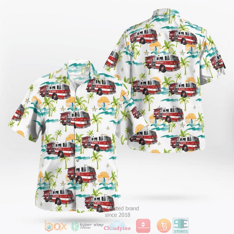 Clarkesville Georgia Habersham County Emergency Services Hawaiian Shirt