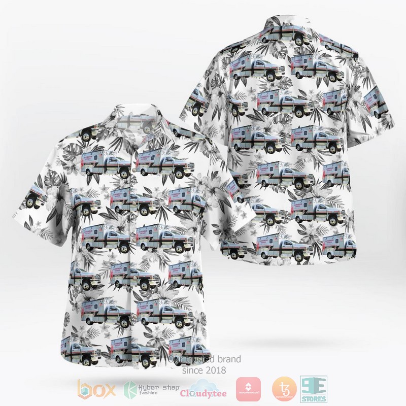 Clark County Washington State Clark County Fire District  3 Station 31 Hockinson Aloha Shirt