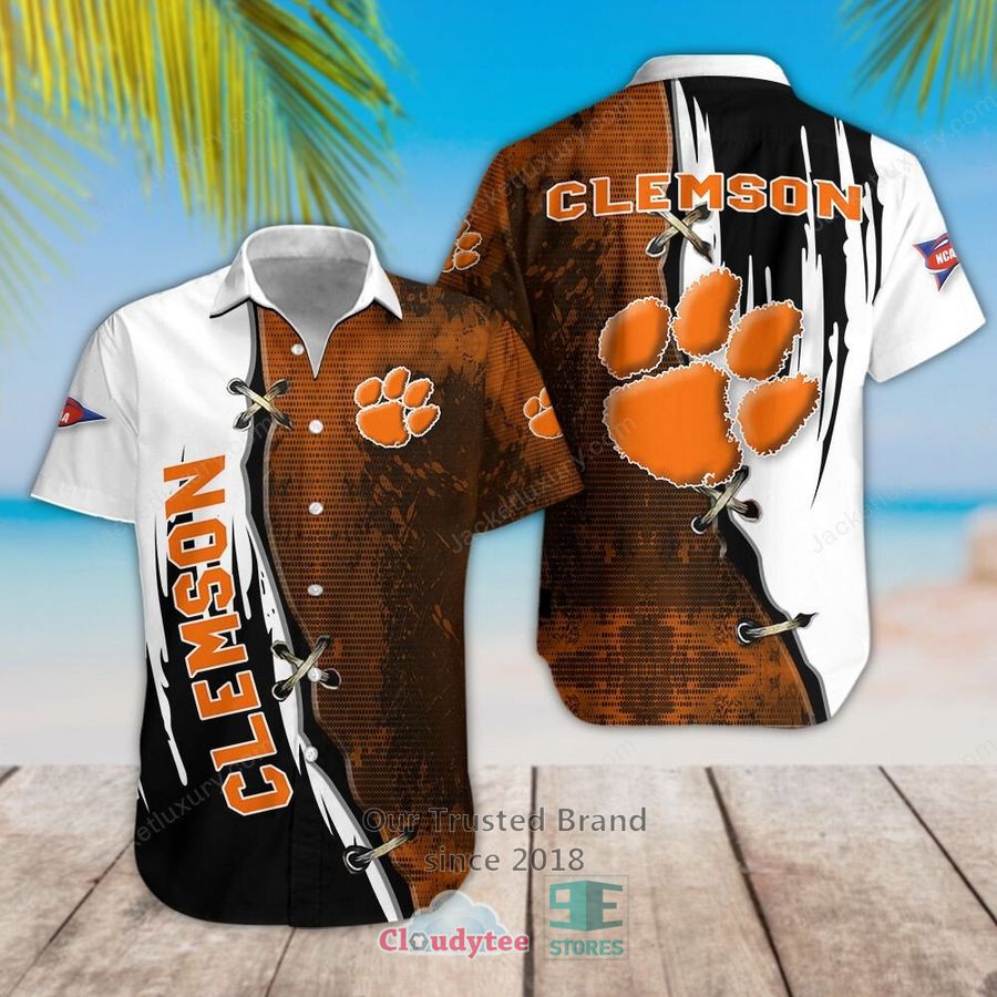 Cleveland Browns Tommy Bahama Baja Mar Woven White Hawaiian Shirt