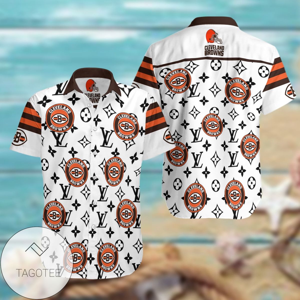 Cleveland Browns Flower Short Sleeve Authentic Hawaiian Shirt 2022