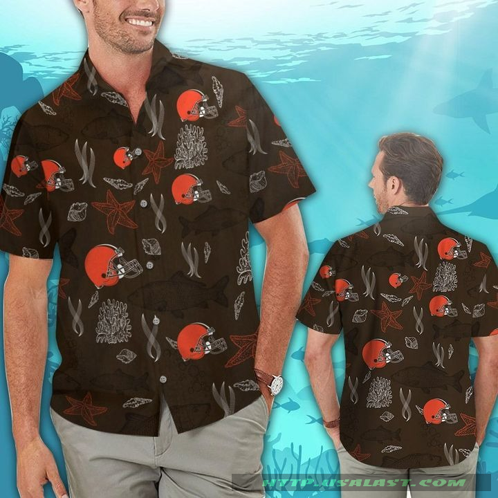 Cleveland Browns Pirates Aloha Hawaiian Shirt