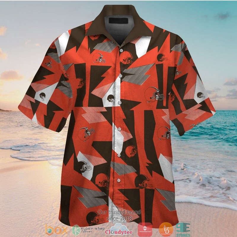 Cleveland Browns Mickey Mouse Hawaiian Shirt, short