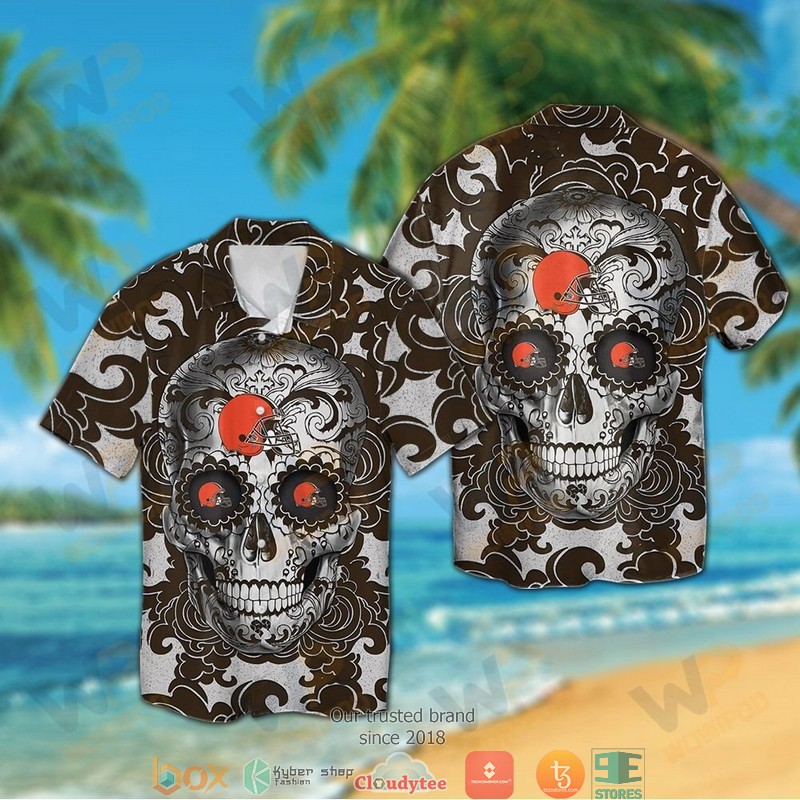 Cleveland Division of Fire Ohio Fire Engine Hawaiian Shirt