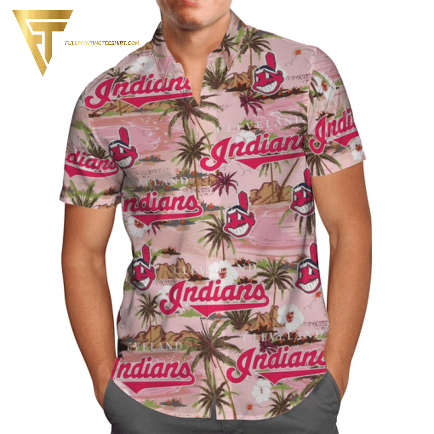 Cleveland Indians Baseball Lover Summer Hawaiian Shirt