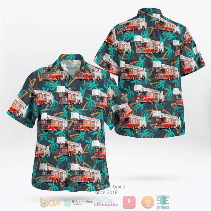 Clinton Middlesex County Connecticut Clinton Police Department Dodge Charger Hawaiian Shirt