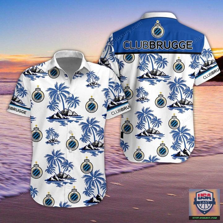 Club Brugge KV Blauw-Zwart Hawaiian Shirt