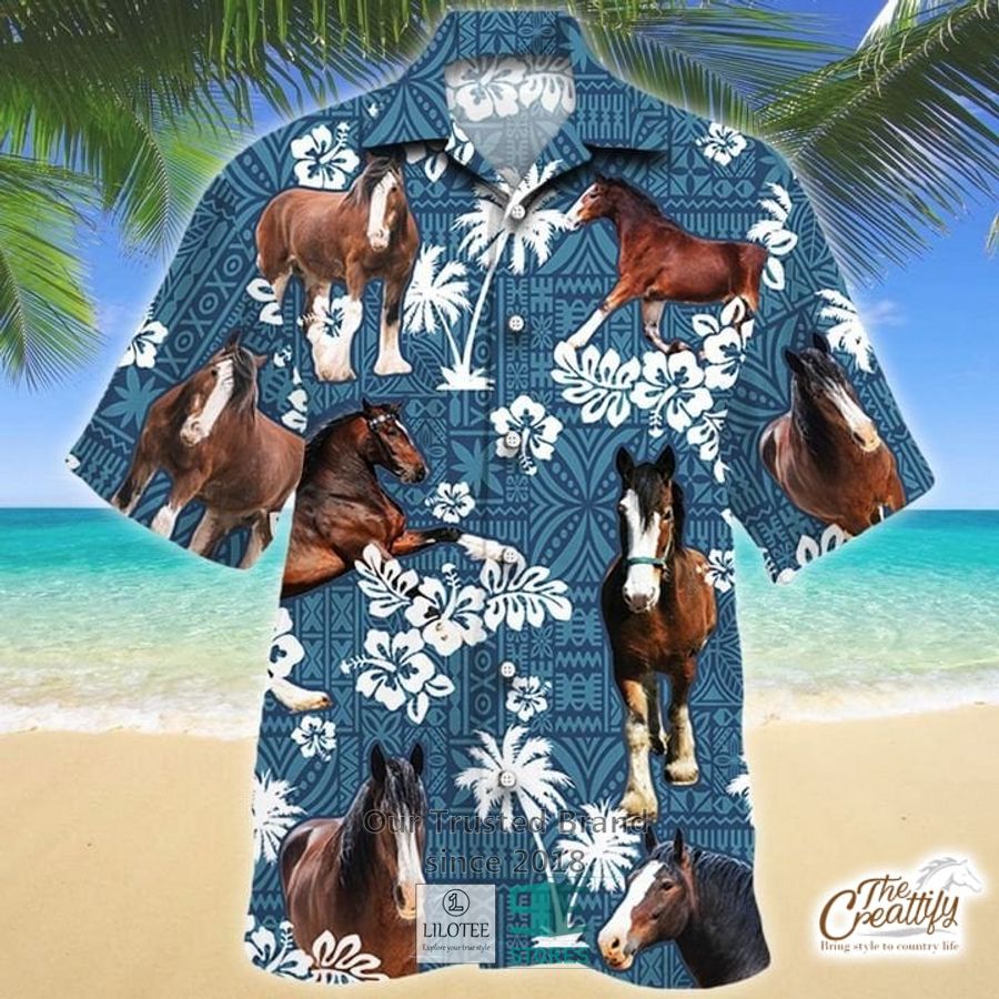 Club Brugge KV Hawaiian Casual Shirt