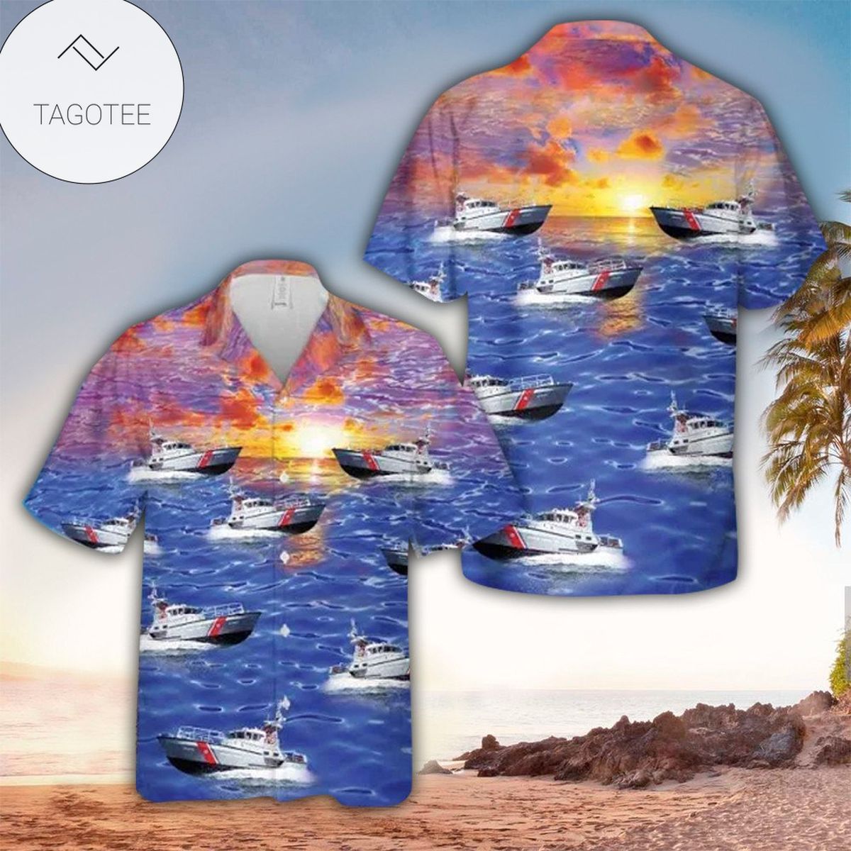 Coast Guard Hawaiian Shirt Perfect Gift Ideas For Coast Guard Lover