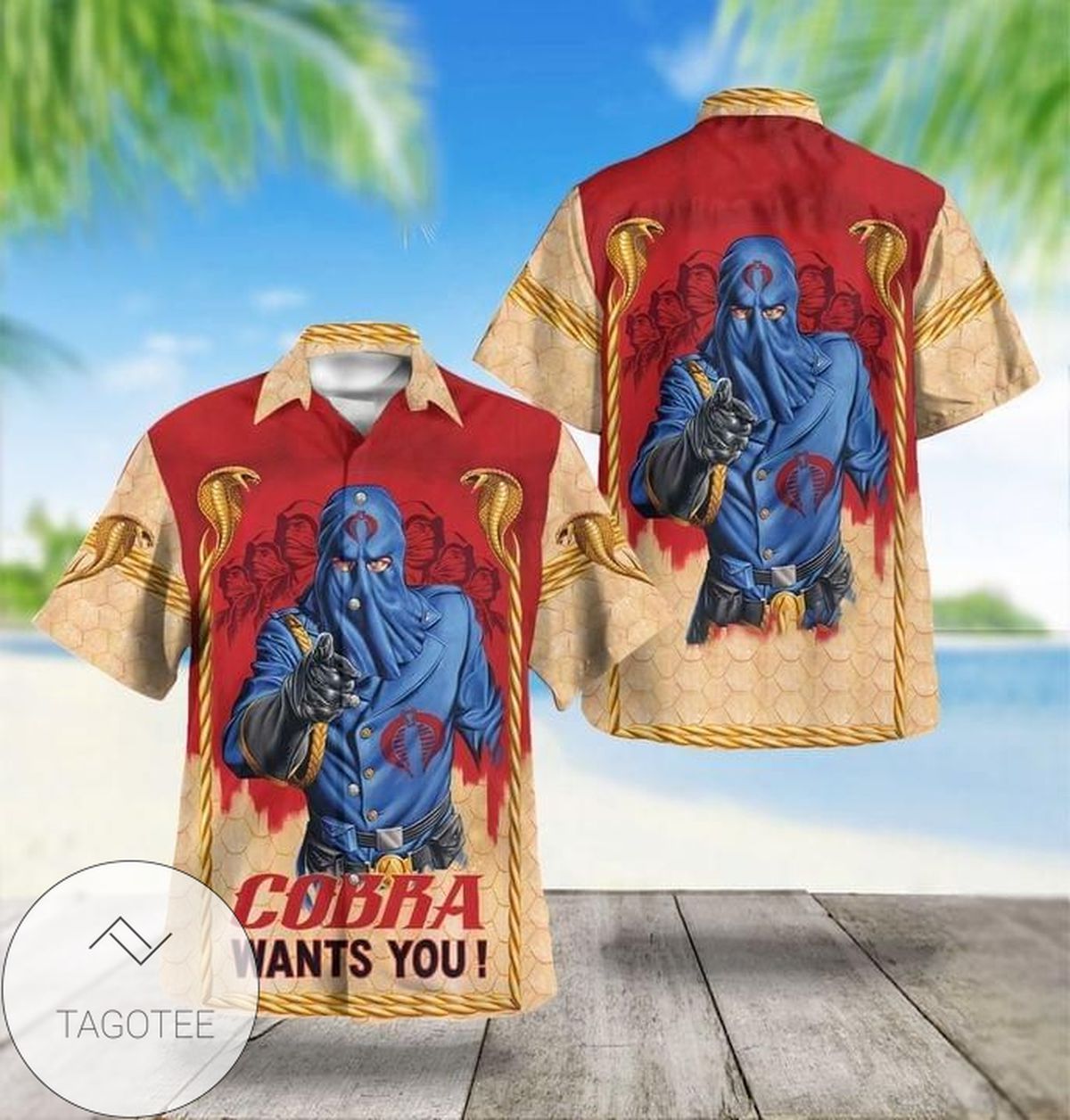 Cockapoo Great 3d Hawaiian Shirt For Men With Vibrant Colors And Textures