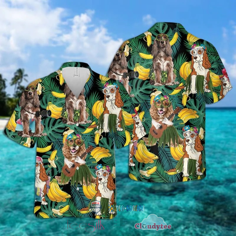 Cockapoo Banana Tropical Hawaiian Shirt