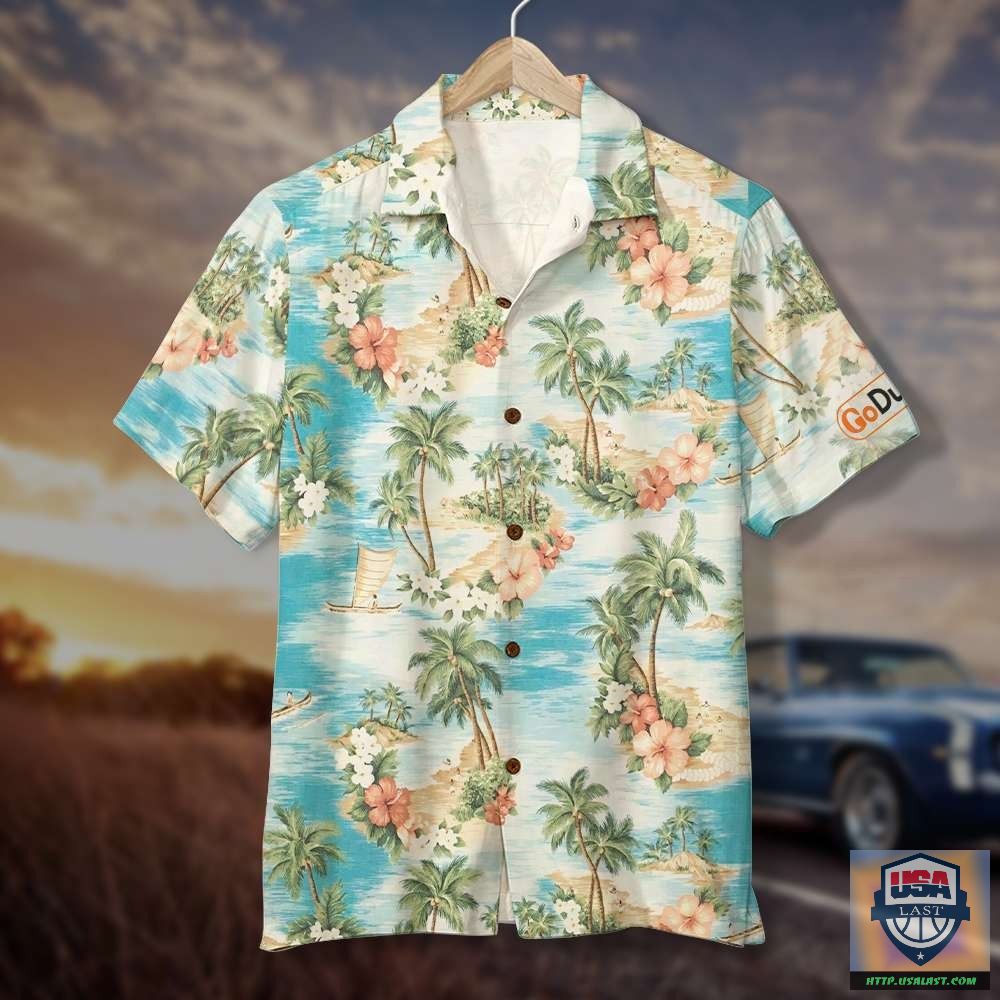 Coconut Jeep White Unisex Hawaiian Shirts