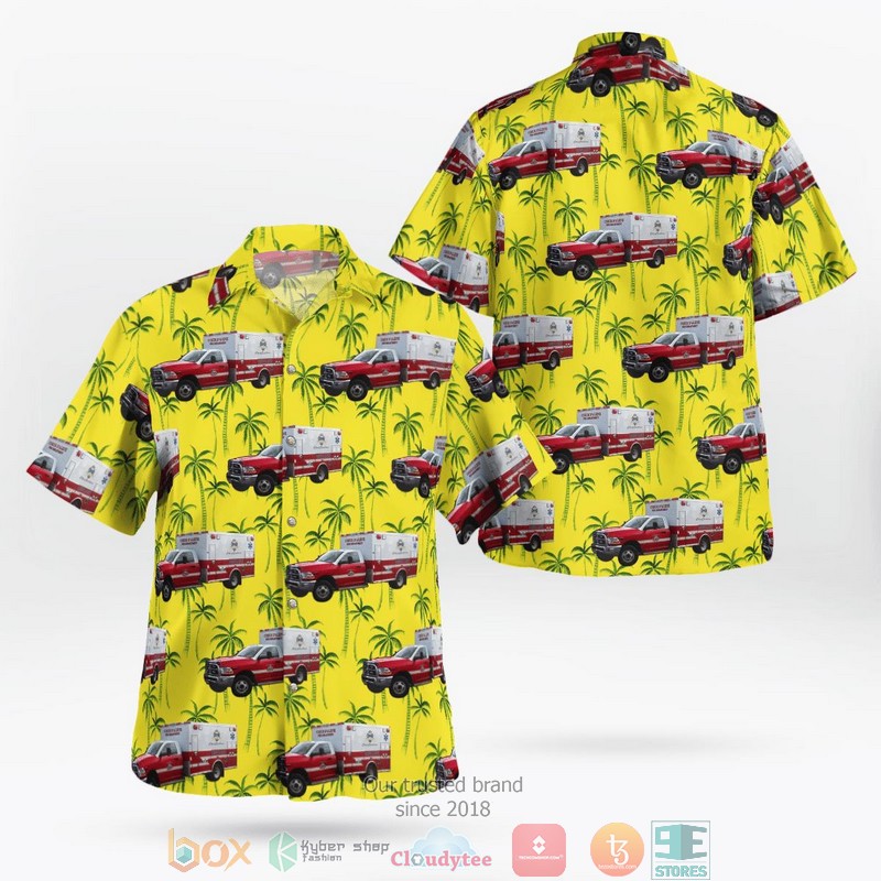 Coffee County Georgia Coffee Regional Medical Center Ambulance Hawaiian shirt