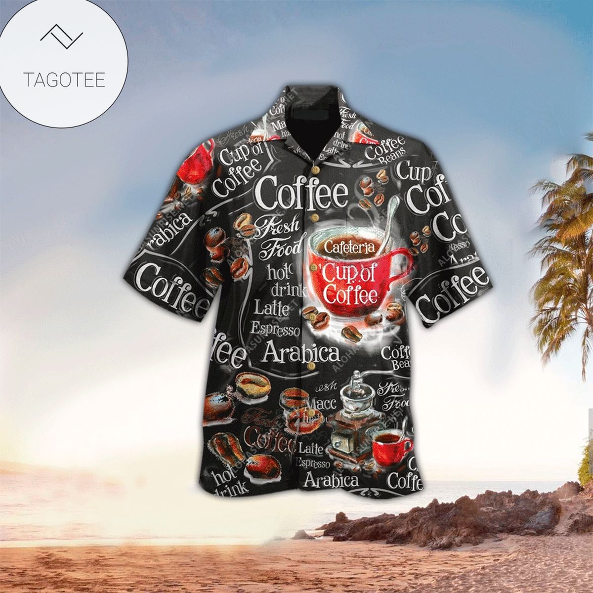 Coffe Aloha Hawaii Shirt Perfect Hawaiian Shirt For Coffe Lover