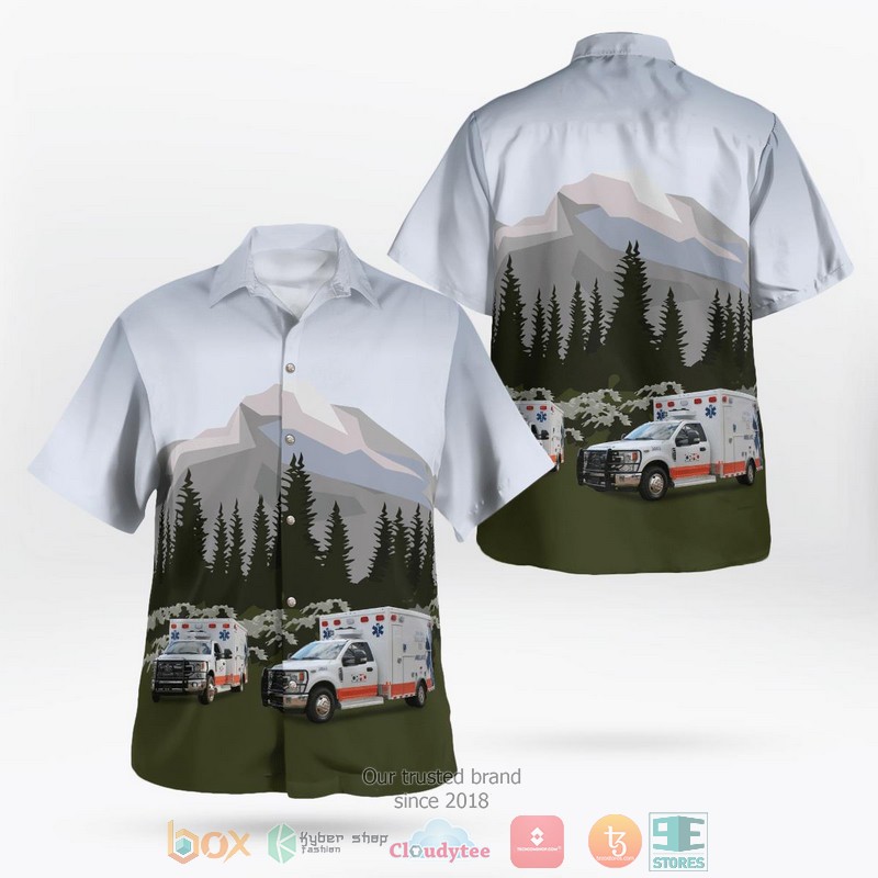 Coeur d’Alene Fire Department Coeur d’Alene Idaho Hawaiian Shirt