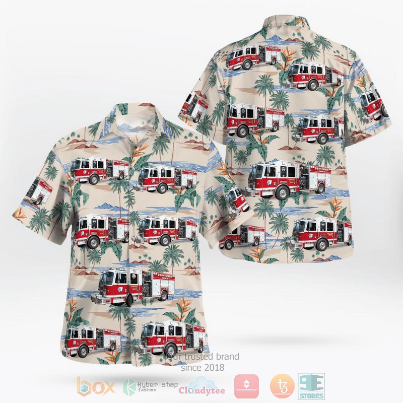 College Station Fire Department Hawaii 3D Shirt