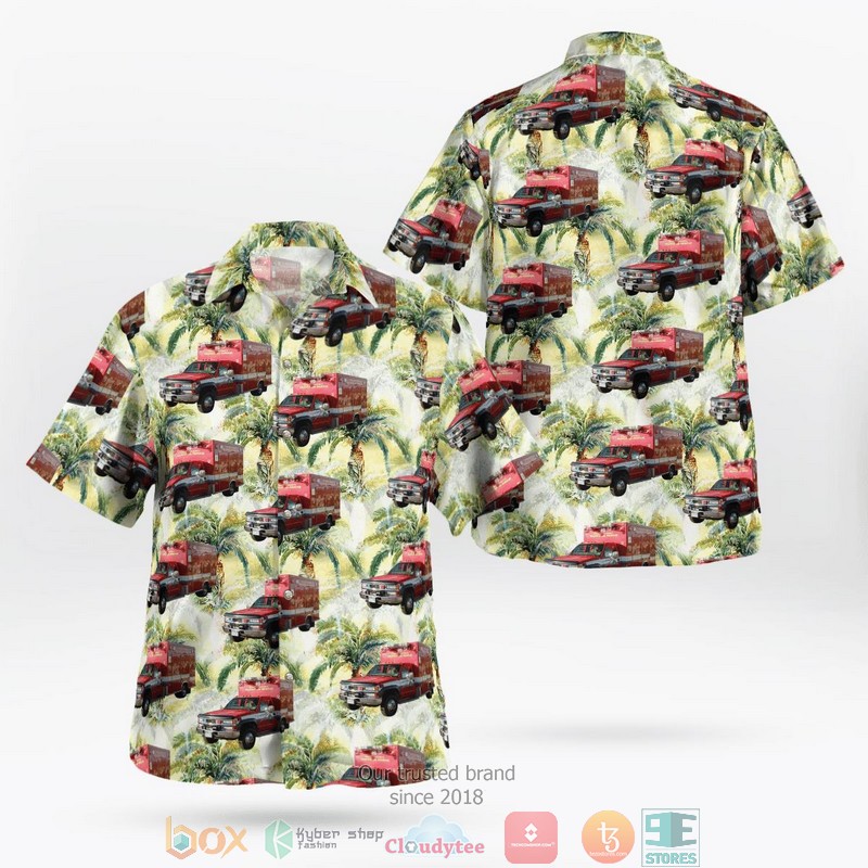 Colorado Glenwood Springs Fire Department Hawaiian shirt