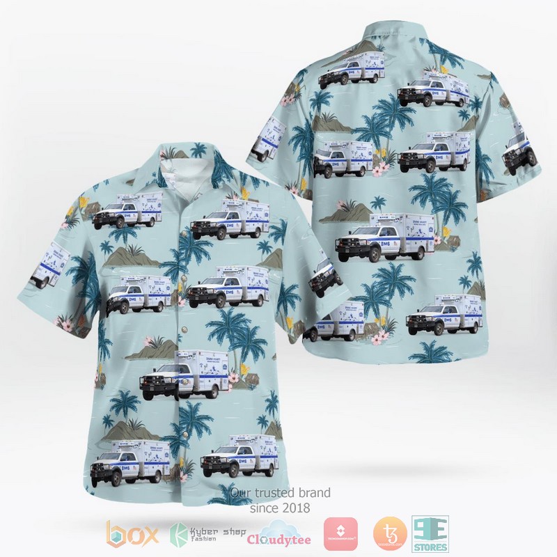 Colorado Longmont Fire Department Hawaiian Shirt