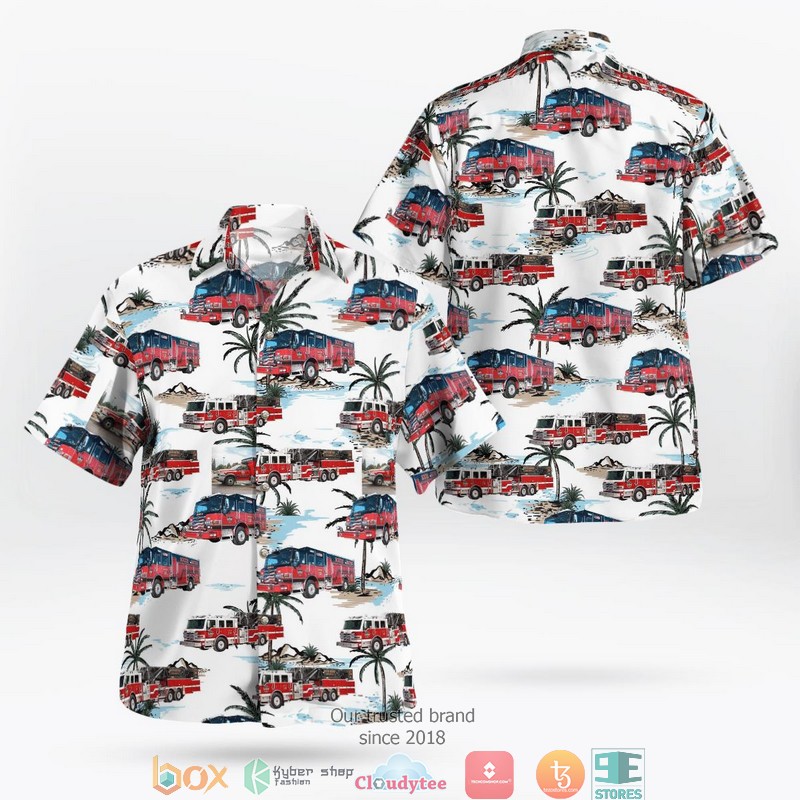 Colorado Longmont Fire Department Hawaiian Shirt