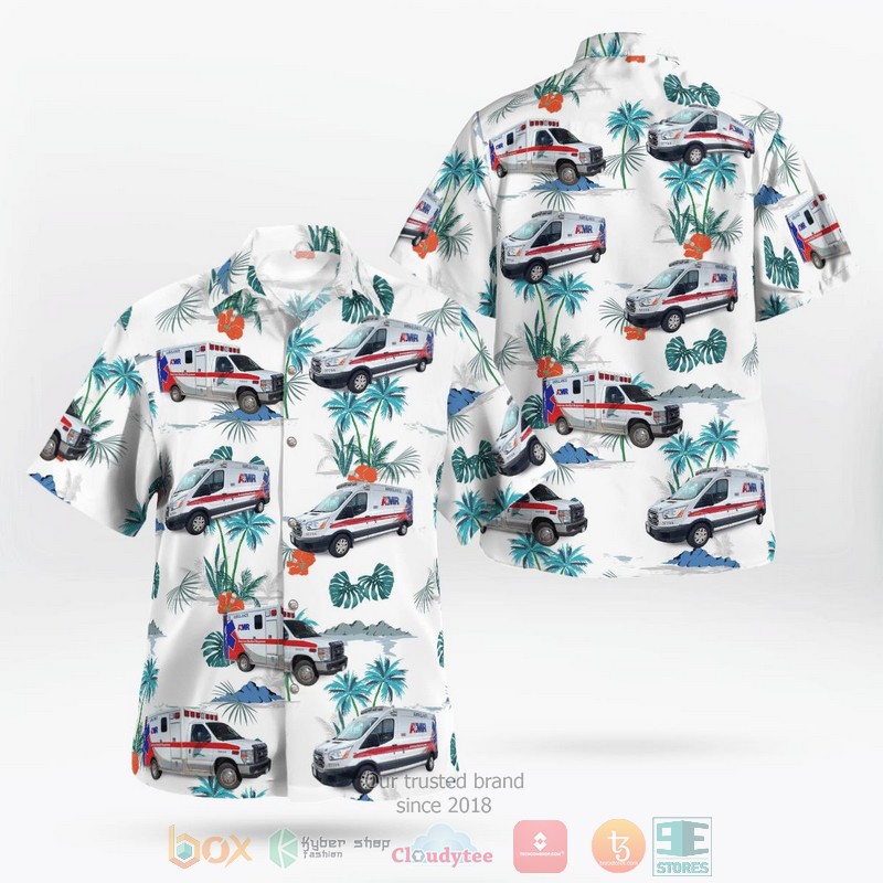 Colorado Springs Colorado Asteri EMS Hawaiian Shirt