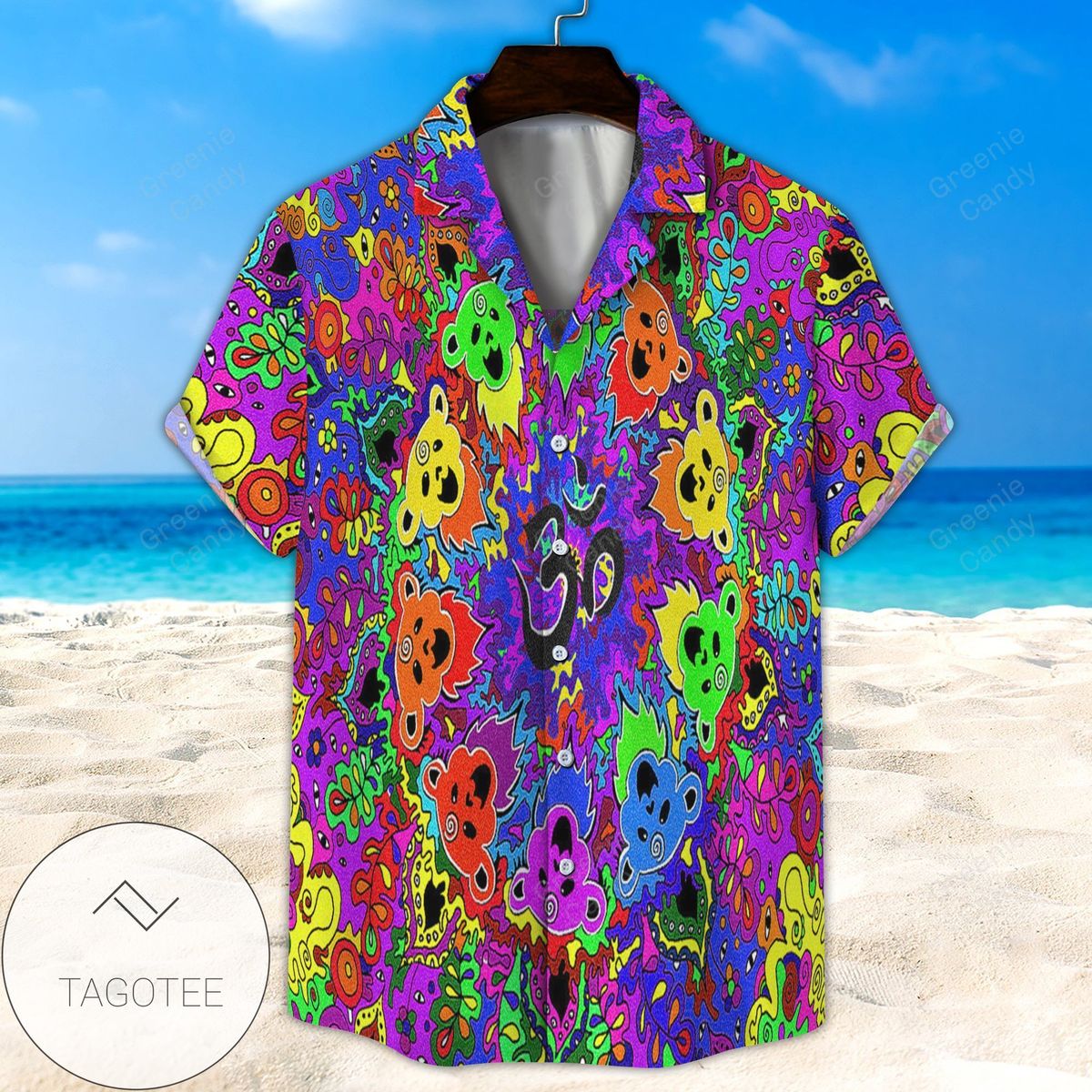 Colorful Grateful Dead All Over Print 3D Unisex Hawaiian Shirt And Beach Short