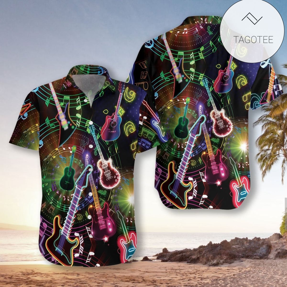 Colorful Hippie Dragon Sunflower Hawaiian Shirt