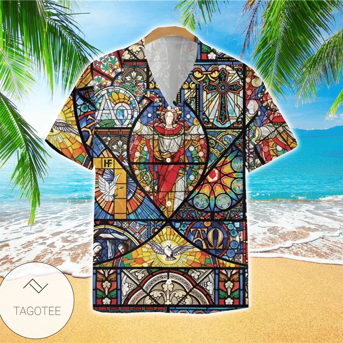 Colorful Jesus Is My Savior Jesus Hawaiian Shirt