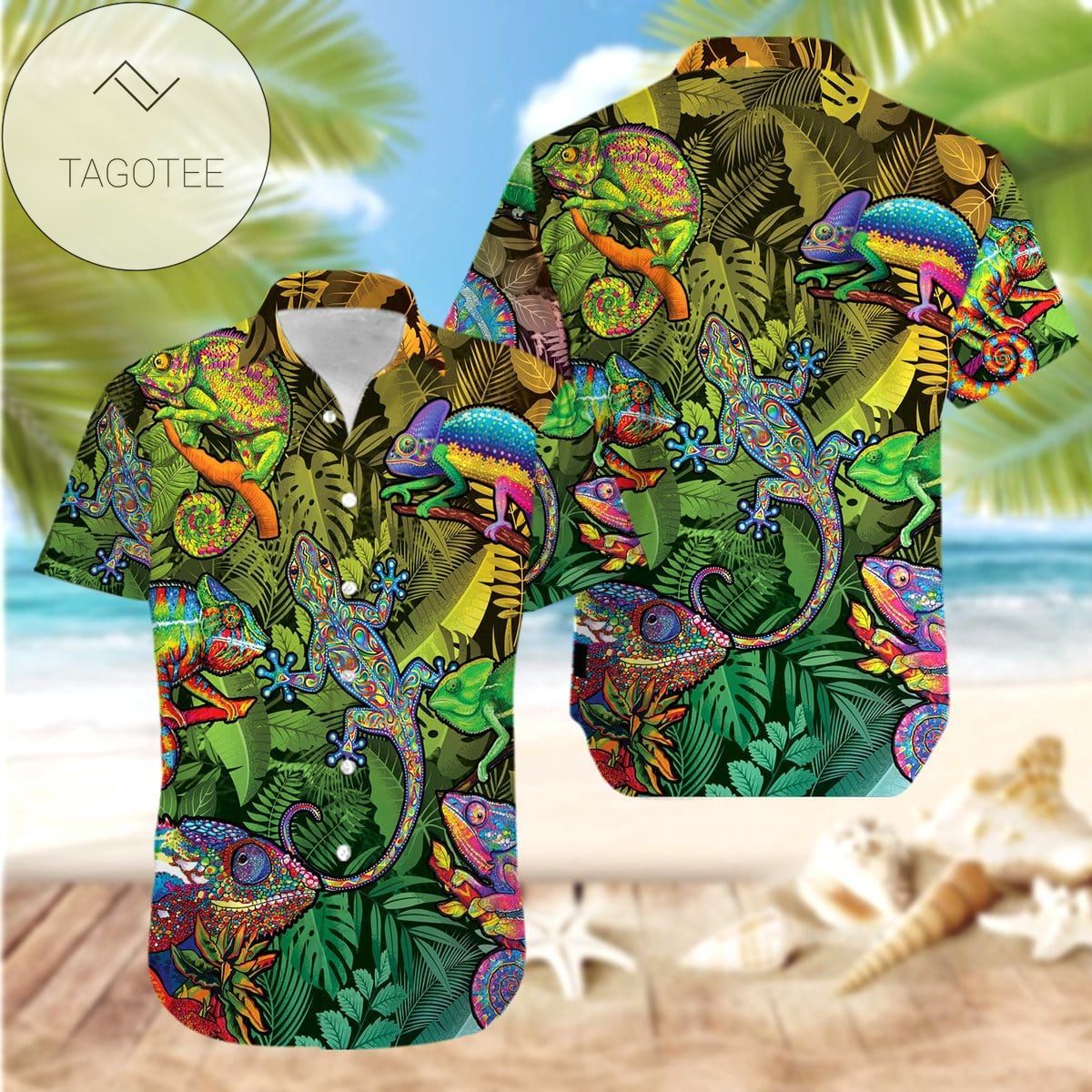 Colorful Llamas Cute Hawaiian Shirt