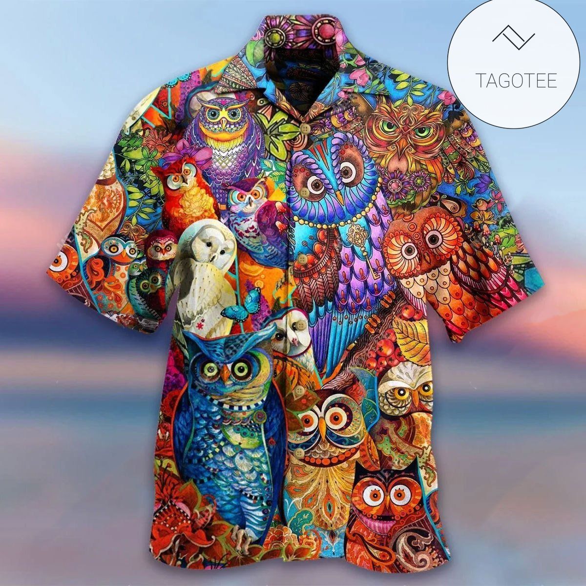 Colorful Parrot Pirates Hawaiian Unisex Aloha Shirts #h