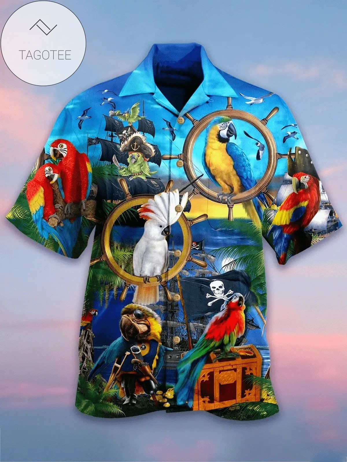 Colorful Owl Hawaiian Shirt