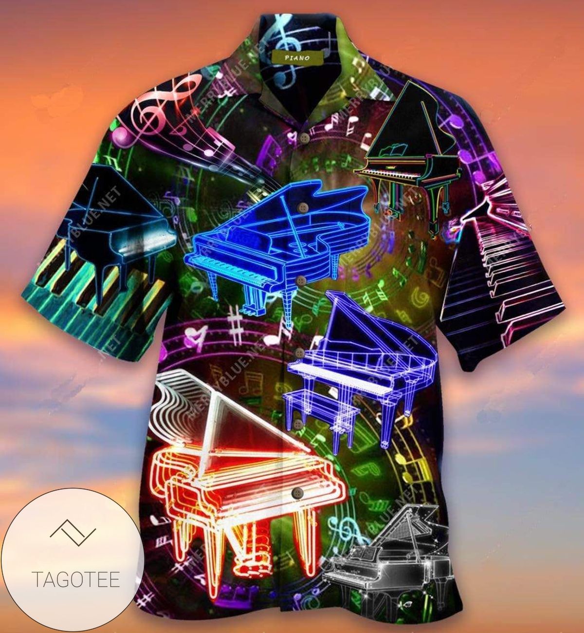 Colorful PitBull Terrier Abstract 3D Hawaiian Shirts