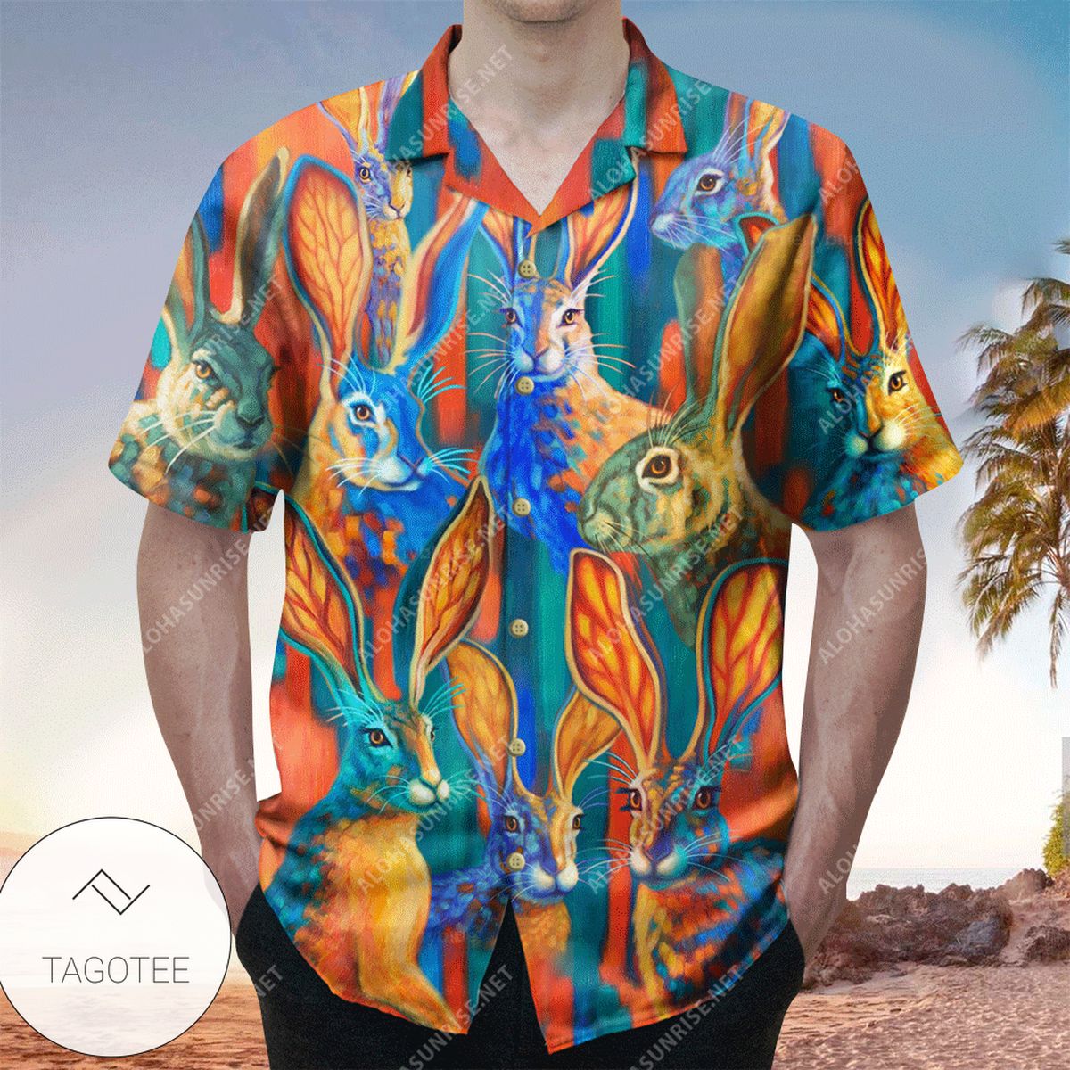 Colorful Racing Rod Hawaiian Shirt