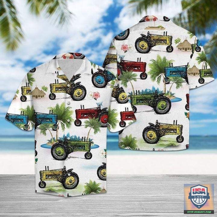 Colt 45 Malt Liquor Palm Tree Hawaiian Shirt