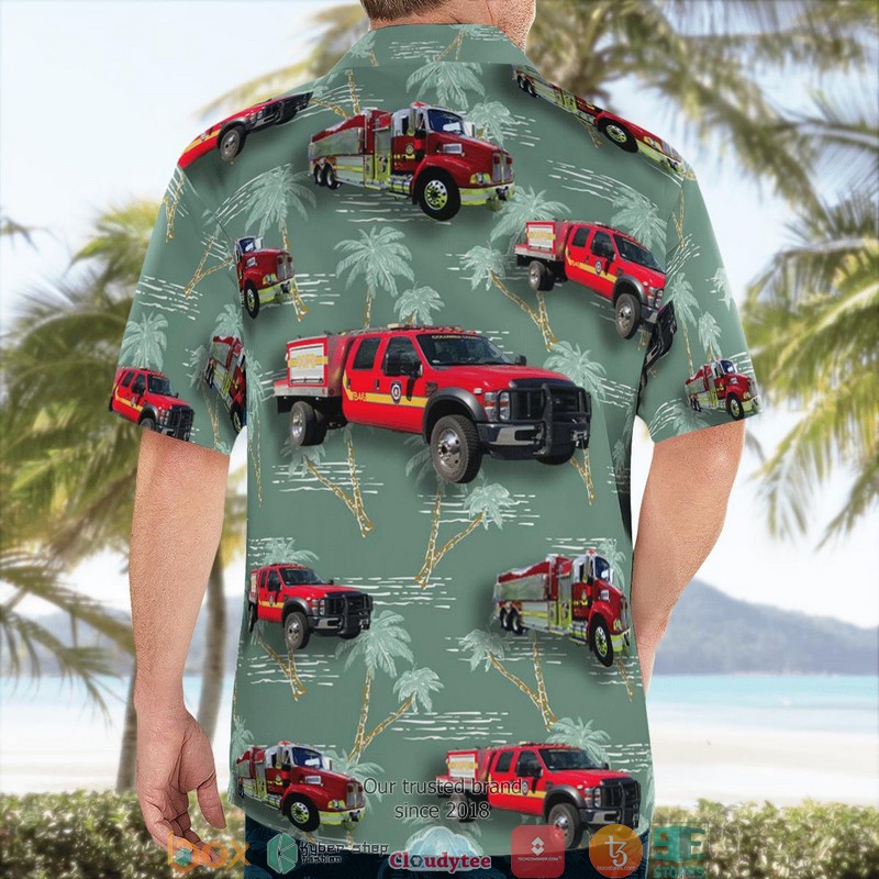 Columbia County Emergency Medical Services EMS Florida Hawaiian Shirt