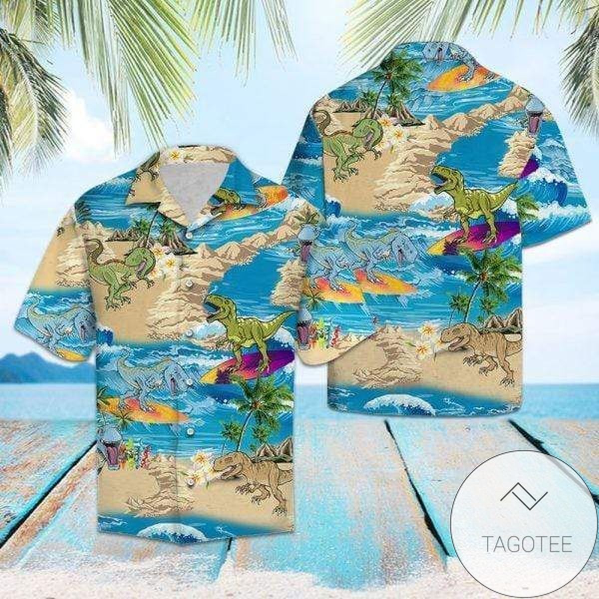 Comedy White Monkey Hawaiian Shirt