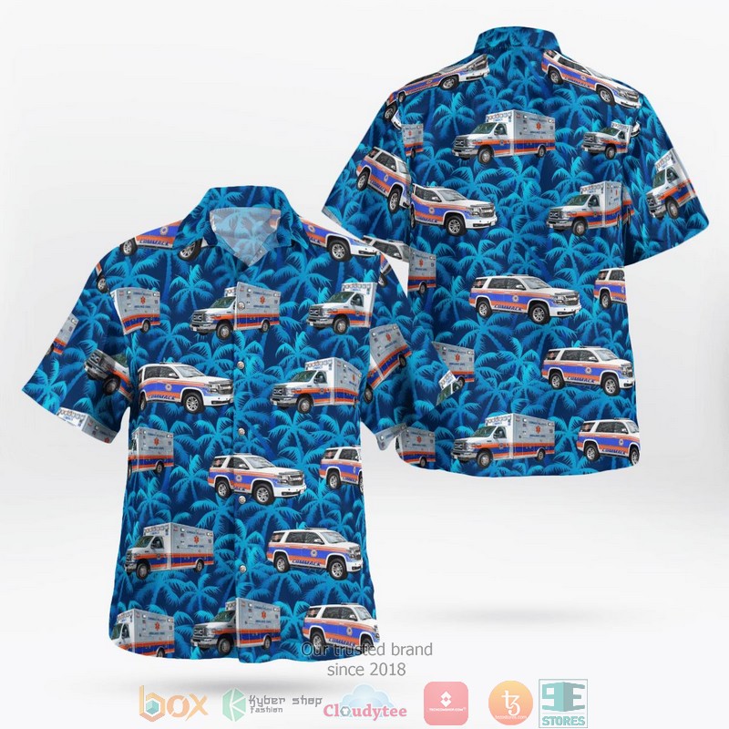 Columbus Ohio MedFlight Hawaiian Shirt