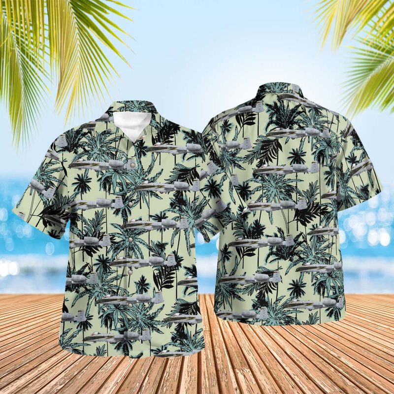 Connecticut Air National Guard 103rd Airlift Wing Lockheed C-130H Hercules Hawaiian Shirt