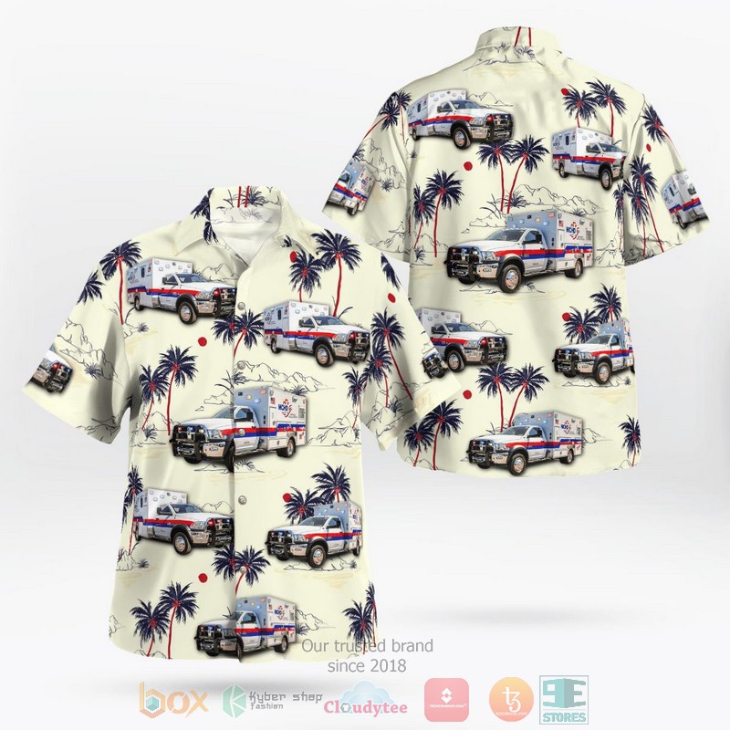 Connecticut Ridgefield Fire Department Hawaiian Shirt