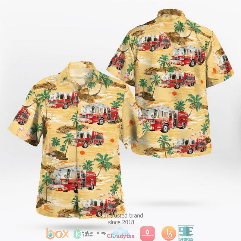 Coon Rapids MN Fire Department Hawaiian Shirt