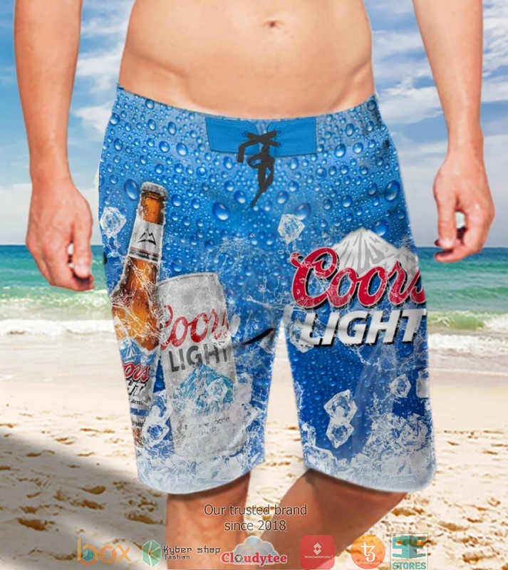 Coors Light Beer Hawaian Summer Outfit